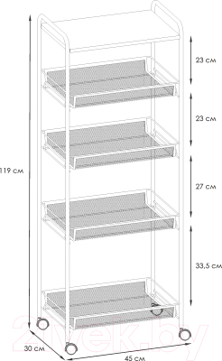 Этажерка ЗМИ Ладья 35 КС / Э 410