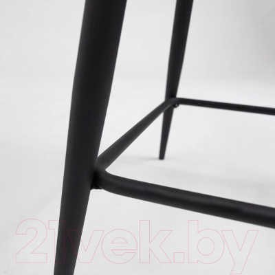 Стул барный AksHome Linx (темно-серый велюр G062-40/черный)