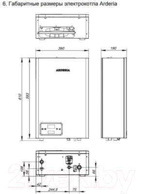 Электрический котел Arderia E4 v.3