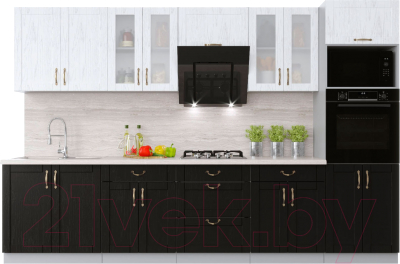 Готовая кухня Интерлиния Мила Крафт 3.2 - фото