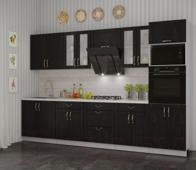 Готовая кухня Интерлиния Мила Крафт 3.2