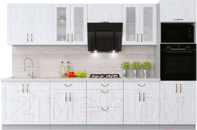 Готовая кухня Интерлиния Мила Крафт 3.2 - фото