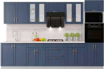 Готовая кухня Интерлиния Мила Крафт 3.2 - фото