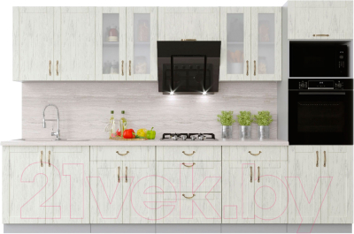 Готовая кухня Интерлиния Мила Крафт 3.2 - фото
