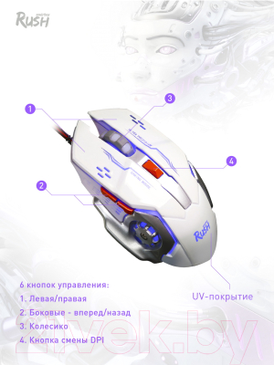 Мышь SmartBuy Rush Avatar / SBM-724G-W