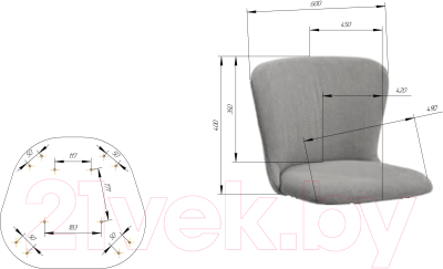 Стул Sheffilton SHT-ST36-4/S64