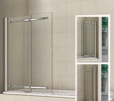 Стеклянная шторка для ванны RGW SC-44 / 03114410-11