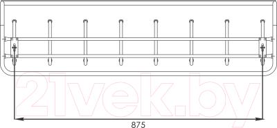 Вешалка для одежды ЗМИ 100 ВСП 169