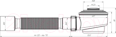 Сифон Ани Пласт Ани E415CL