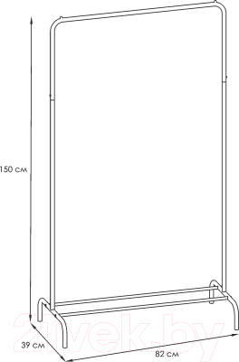 Стойка для одежды ЗМИ Радуга 1 / ВНП 298