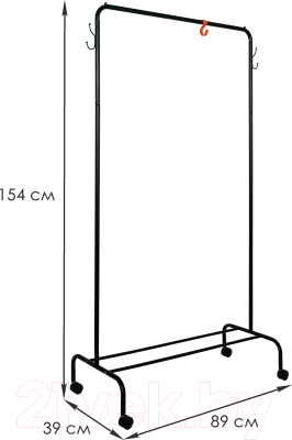Стойка для одежды ЗМИ Радуга 2 / ВНП 299
