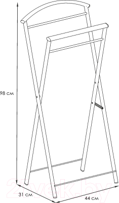 Стойка для одежды ЗМИ Контур / ВНП 367