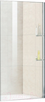 Стеклянная шторка для ванны RGW SC-53 с полками / 03115308-11 - фото