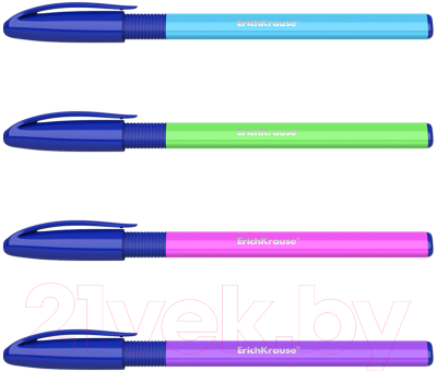 Ручка шариковая Erich Krause U-109 Neon Stick&Grip / 47613