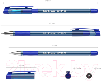 Ручка шариковая Erich Krause Ultra-30 Original / 55392