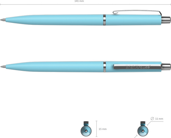 Ручка шариковая Erich Krause Smart Pastel / 55389