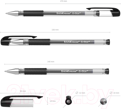 Ручка гелевая Erich Krause G-Star Classic / 54538