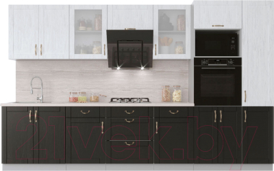 Готовая кухня Интерлиния Мила Крафт 3.4 - фото
