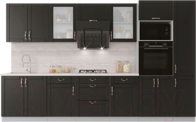 Готовая кухня Интерлиния Мила Крафт 3.4 - фото