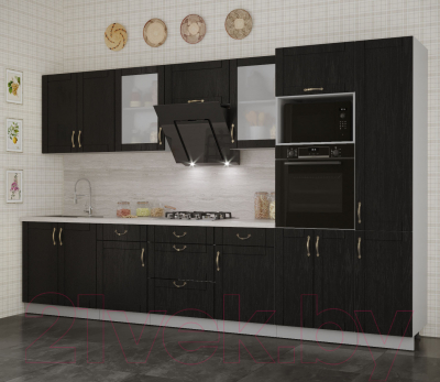 Готовая кухня Интерлиния Мила Крафт 3.4