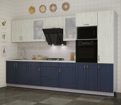 Готовая кухня Интерлиния Мила Крафт 3.4