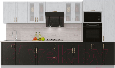 Готовая кухня Интерлиния Мила Крафт 3.6 - фото