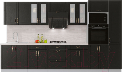 Готовая кухня Интерлиния Мила Крафт 3.6 - фото
