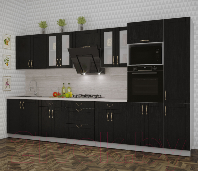 Готовая кухня Интерлиния Мила Крафт 3.6