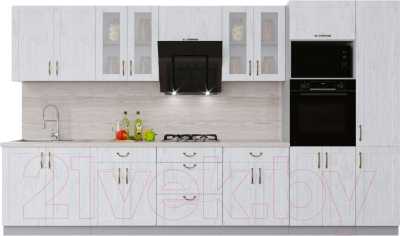 Готовая кухня Интерлиния Мила Крафт 3.6 - фото