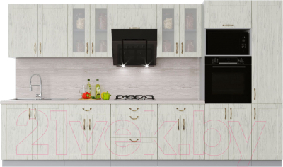 Готовая кухня Интерлиния Мила Крафт 3.6 - фото