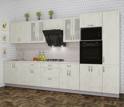 Готовая кухня Интерлиния Мила Крафт 3.6
