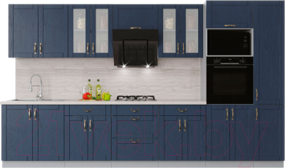 Готовая кухня Интерлиния Мила Крафт 3.6 - фото
