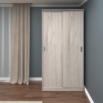 Шкаф-купе Кортекс-мебель Лагуна ШК01-00 (дуб монтерей)