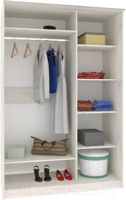 Шкаф-купе Кортекс-мебель Лагуна ШК02-00 (дуб монтерей)