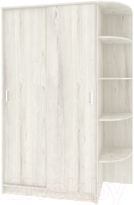 Шкаф-купе Кортекс-мебель Лагуна ШК04-00 (дуб монтерей, правая консоль) - фото