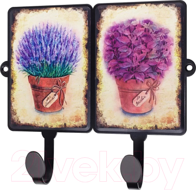 Вешалка для одежды GALA Травы прованса VL032-BY - фото