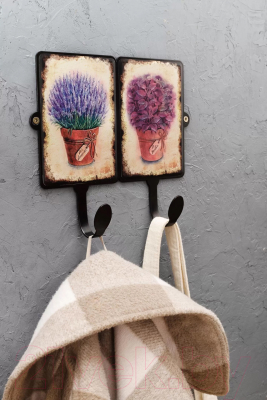 Вешалка для одежды GALA Травы прованса VL032-BY