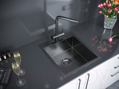 Мойка кухонная Paulmark PM214551-GM