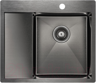 Мойка кухонная Paulmark PM225951-GMR - фото