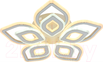 Люстра Mirastyle Диод MX-8433/5 WH+CR - фото