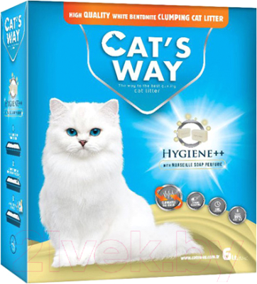 Наполнитель для туалета Cat's Way Box Marseliile Soap PREMIUM / CTSWYBX06-006 - фото