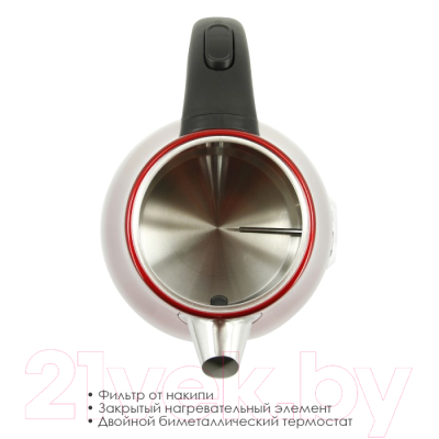 Электрочайник Atlanta ATH-2440 (красный)