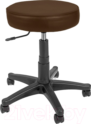 Табурет офисный Белс Соло GTSN V / 452651/V3 (кожзам, темно-коричневый) - фото