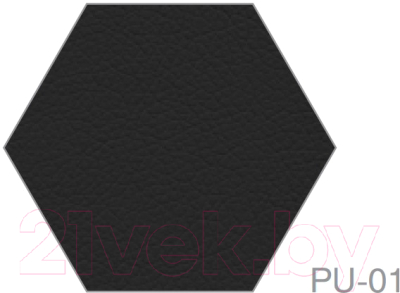 Стул офисный Белс Вернер CF/LB Chrome PU / 445398-10/PU01 (экокожа черный)