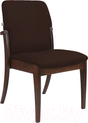 Стул Белс Jack V / 450662-25/V3 (кожзам темно-коричневый/темный орех) - фото