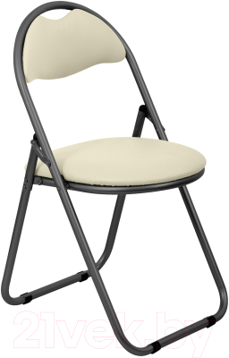 Стул офисный Белс Селим V / 451340-02/V18 (кожзам бежевый/черный) - фото