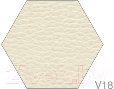 Стул офисный Белс Ретро V / 450430/V18 (кожзам бежевый/черный)