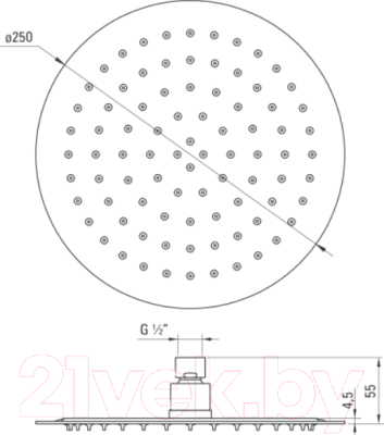 Душевая система со смесителем Deante DEANTE_001M