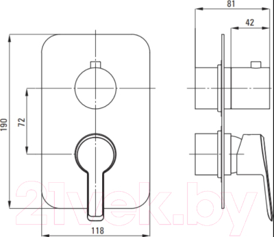 Душевая система со смесителем Deante DEANTE_001M