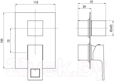 Душевая система со смесителем Deante DEANTE_N01M